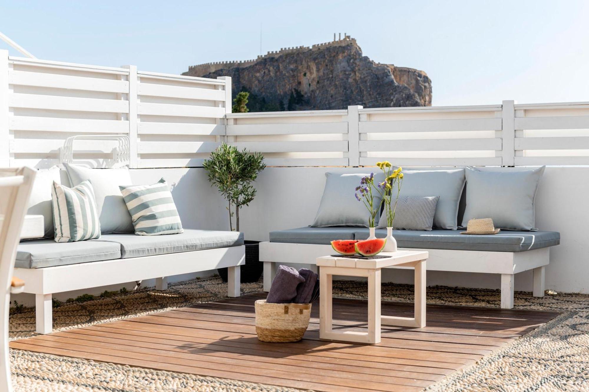 Traditional Lindian Suites Líndosz Kültér fotó