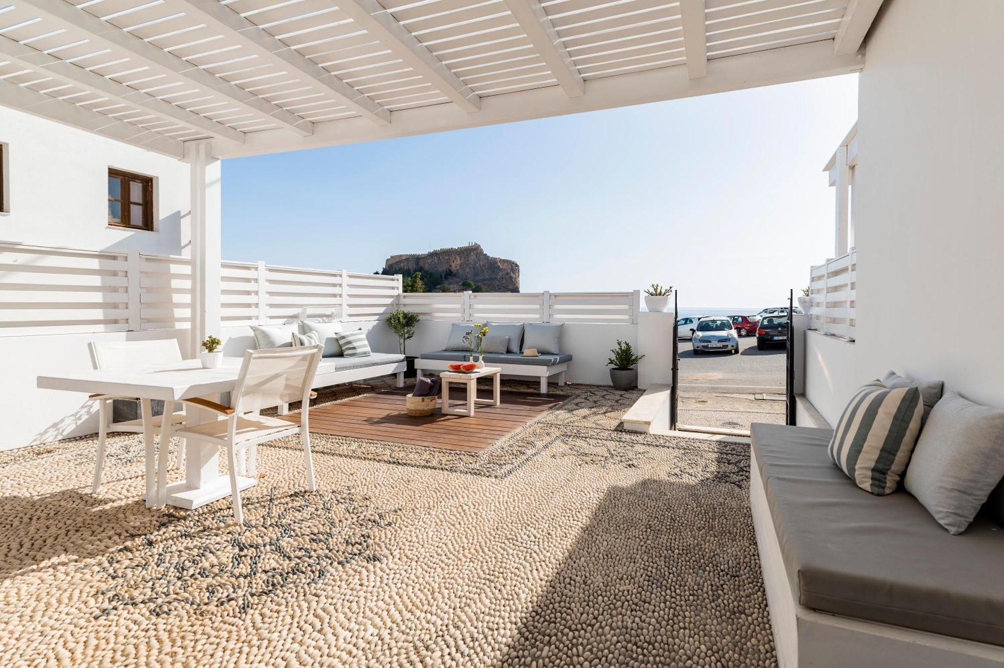 Traditional Lindian Suites Líndosz Kültér fotó