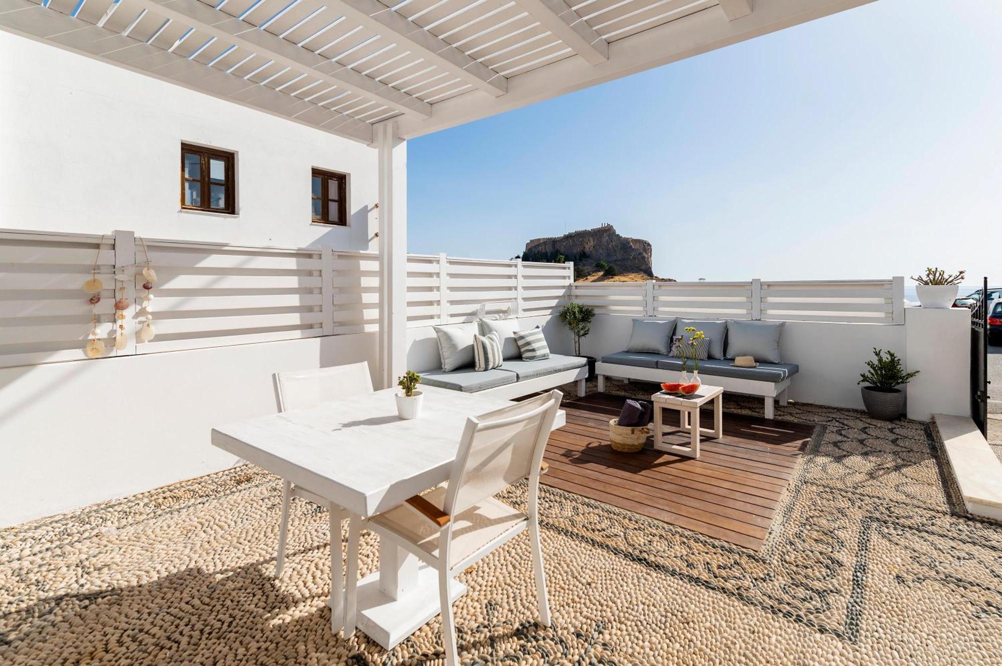 Traditional Lindian Suites Líndosz Kültér fotó